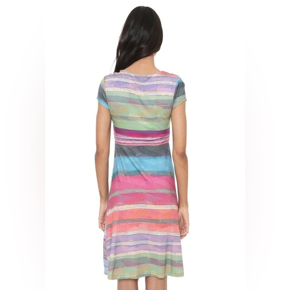 Desigual Women’s Striped Tutti Frutti Dress SZ SM - Picture 8 of 8